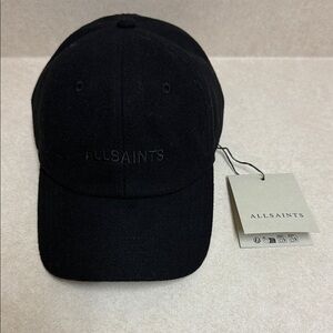 All Saints Classic Black Cap